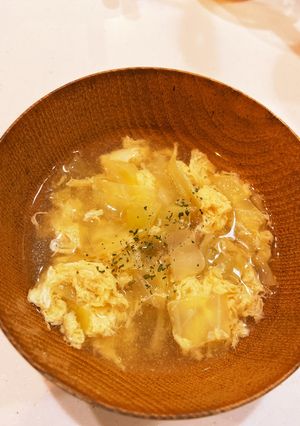 キャベツとベーコンのコンソメスープ-レシピのメイン写真