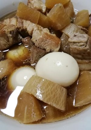 豚バラブロックで豚バラ大根(圧力鍋)-レシピのメイン写真