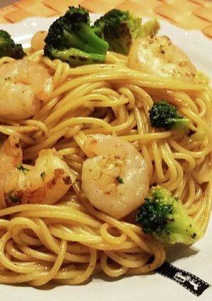 ◆えびとブロッコリーのバター醤油パスタ◆-レシピのメイン写真