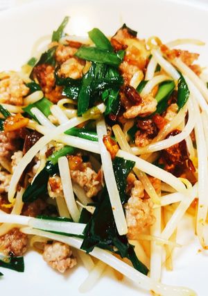 皿台湾もやし(皿台湾の麺抜きです)-レシピのメイン写真