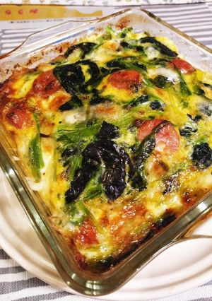 パイシートなし！焼くまで5分簡単キッシュ-レシピのメイン写真