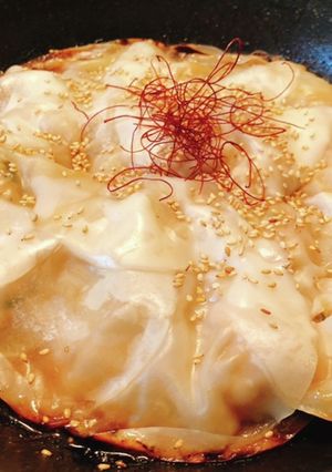 巻かない×フライパンのまま！豚こま餃子☆-レシピのメイン写真