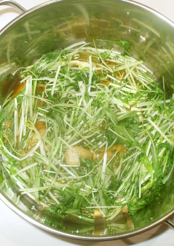 水菜の煮びたし♪清熱解毒作用簡単薬膳-レシピのメイン写真