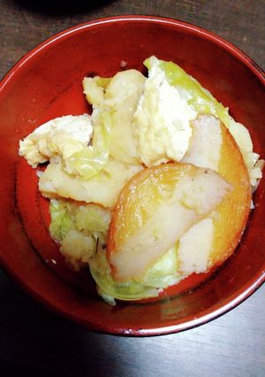 キャベツ、じゃがいも、油揚げの煮物-レシピのメイン写真