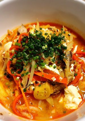 鯖缶、疲労回復スープ-レシピのメイン写真