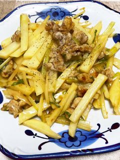 セロリとじゃがいもの中華炒め-レシピのメイン写真