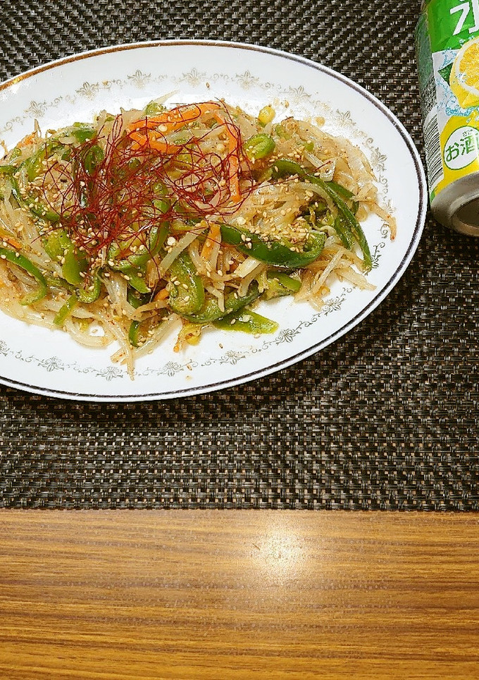 ヨウサマの減塩もやしとピーマン炒め-レシピのメイン写真