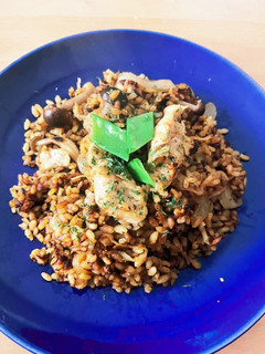忙しい朝に生米から作るカレーパエリア-レシピのメイン写真