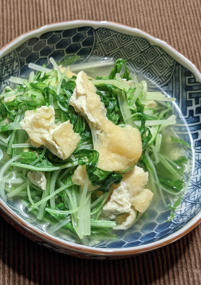 料理初心者さんのための超簡単　水菜の煮物-レシピのメイン写真