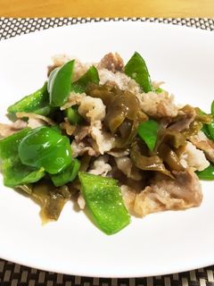 豚肉とピーマンのザーサイ炒め-レシピのメイン写真