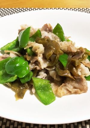 豚肉とピーマンのザーサイ炒め-レシピのメイン写真