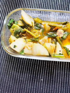 かぶとベーコンのスパイス炒め-レシピのメイン写真