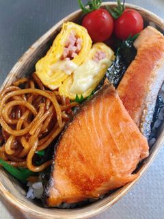 チーズとハムの卵焼き弁当-レシピのメイン写真