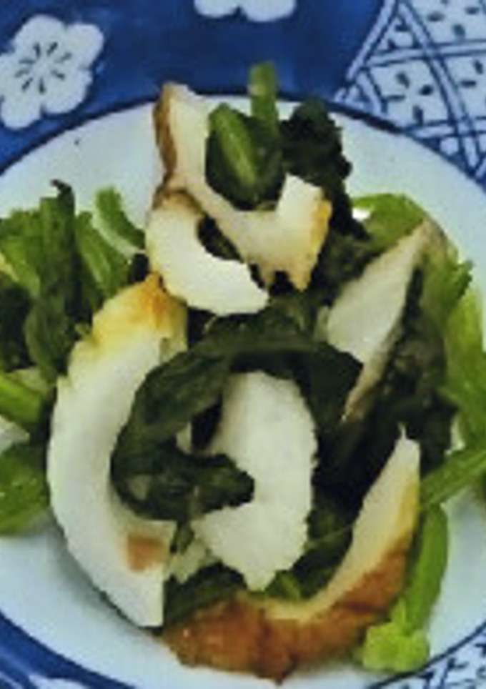 ほうれん草とちくわの梅肉和え-レシピのメイン写真