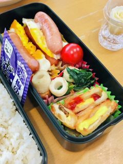 簡単!ほうれん草とちくわの☆ごま油炒め♪-レシピのメイン写真