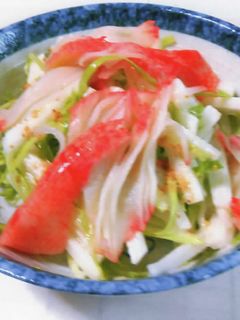 きゃべつと長芋の酢の物-レシピのメイン写真