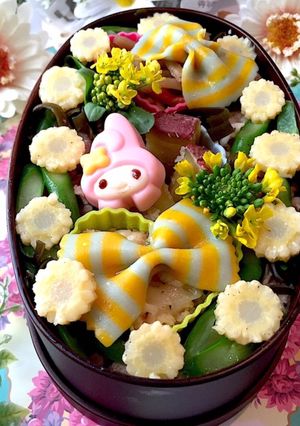 弥生９　マイメロディ　春弁当-レシピのメイン写真