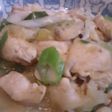 鶏肉と野菜の玉ねぎドレッシング炒め