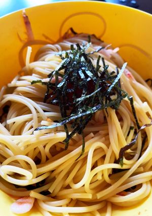 桜エビと塩昆布のあっさりパスタ-レシピのメイン写真