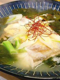 鱈と新わかめの塩麹蒸し-レシピのメイン写真