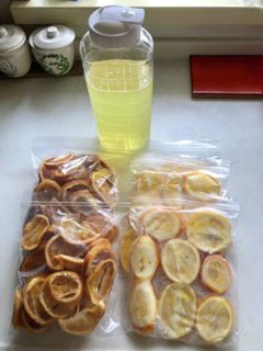氷砂糖のレモンシロップを作った後のレモン-レシピのメイン写真