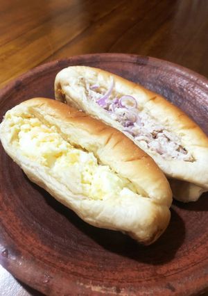 タンパク質を重視したコッペパンサンド-レシピのメイン写真