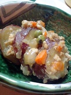 もっ最高!さつまいものそぼろ煮-レシピのメイン写真