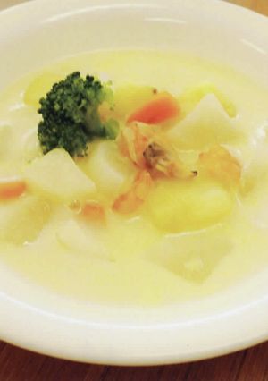 根っこ野菜クリームシチュー-レシピのメイン写真