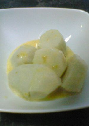 レンジでチン♪　さといものみそマヨ和え-レシピのメイン写真