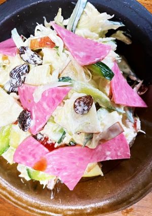りんごとキャベツのサラダ美味しいよ-レシピのメイン写真