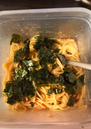 レンジでたらこスパゲティ-レシピのメイン写真