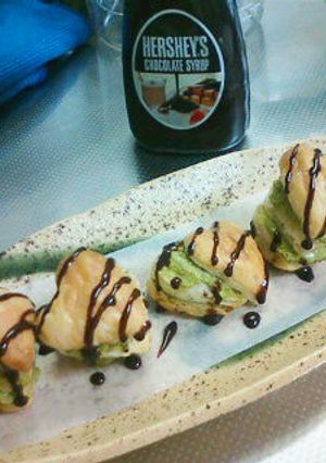 ひとくち抹茶ミルフィーユ-レシピのメイン写真