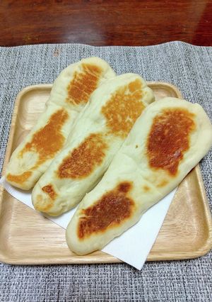 ナン(甘めの生地にしてみました)-レシピのメイン写真