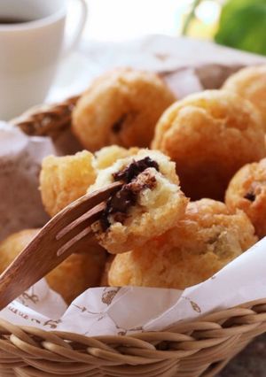 止まらない美味しさ♡チョコボールドーナツ-レシピのメイン写真
