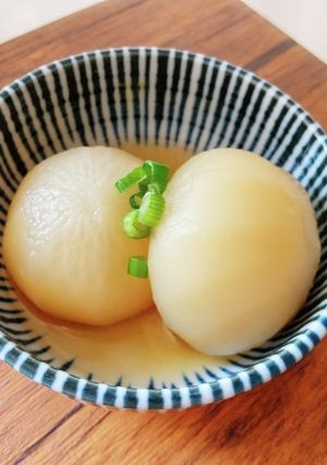 我が家の定番レシピ☆基本のカブの煮物♪-レシピのメイン写真