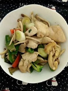 鶏肉と野菜のめんつゆ炒め-レシピのメイン写真