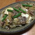 フライパンで肉豆腐