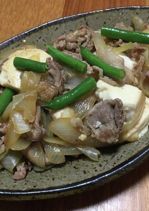フライパンで肉豆腐-レシピのメイン写真