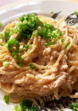 ふんわりクリーミー☆豆腐とたらこのパスタ-レシピのメイン写真