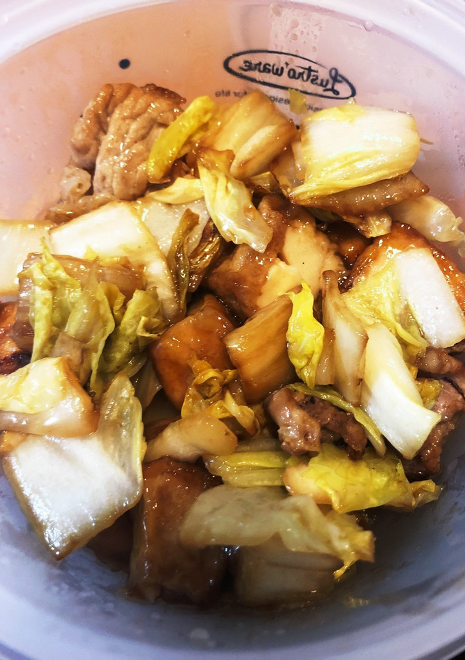 【白菜大量消費】厚揚げと白菜の甘辛炒め-レシピのメイン写真