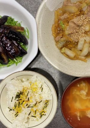 低フォド 夕飯の献立《豚肉チャプチェ風》-レシピのメイン写真