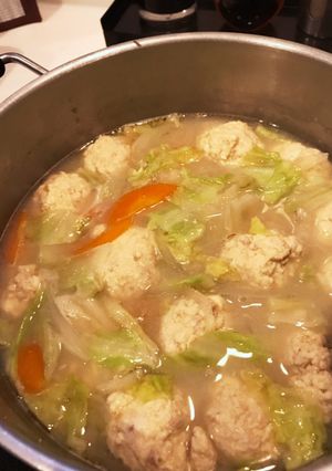 豚汁ならぬ！ふんわり鶏のつみれ汁-レシピのメイン写真