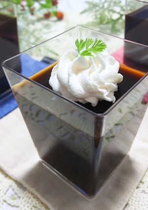 定番の簡単コーヒーゼリー-レシピのメイン写真