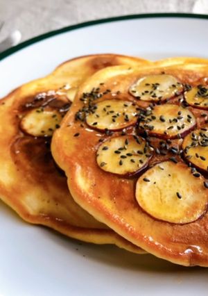 簡単♪大学芋風ホットケーキ-レシピのメイン写真