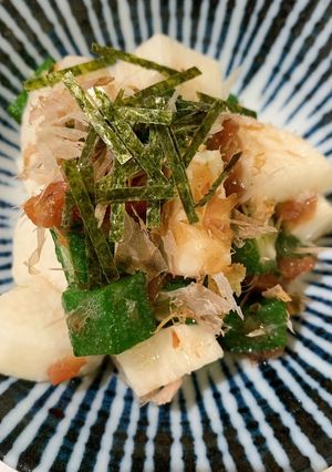 さっぱり！オクラと長芋の梅和え-レシピのメイン写真