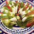豆腐と野菜のバジルサラダ
