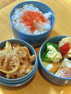 手間いらず!生姜焼き タロの弁当106-レシピのメイン写真