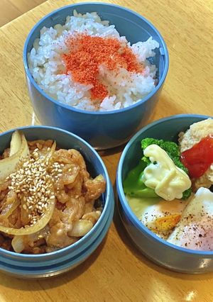手間いらず！生姜焼き　タロの弁当106-レシピのメイン写真