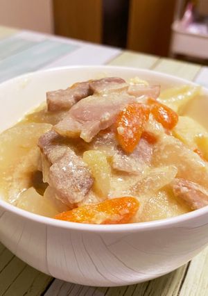 小麦乳製品不使用！具沢山クリームシチュー-レシピのメイン写真