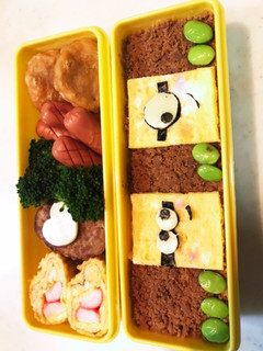ミニオンズキャラ弁-レシピのメイン写真